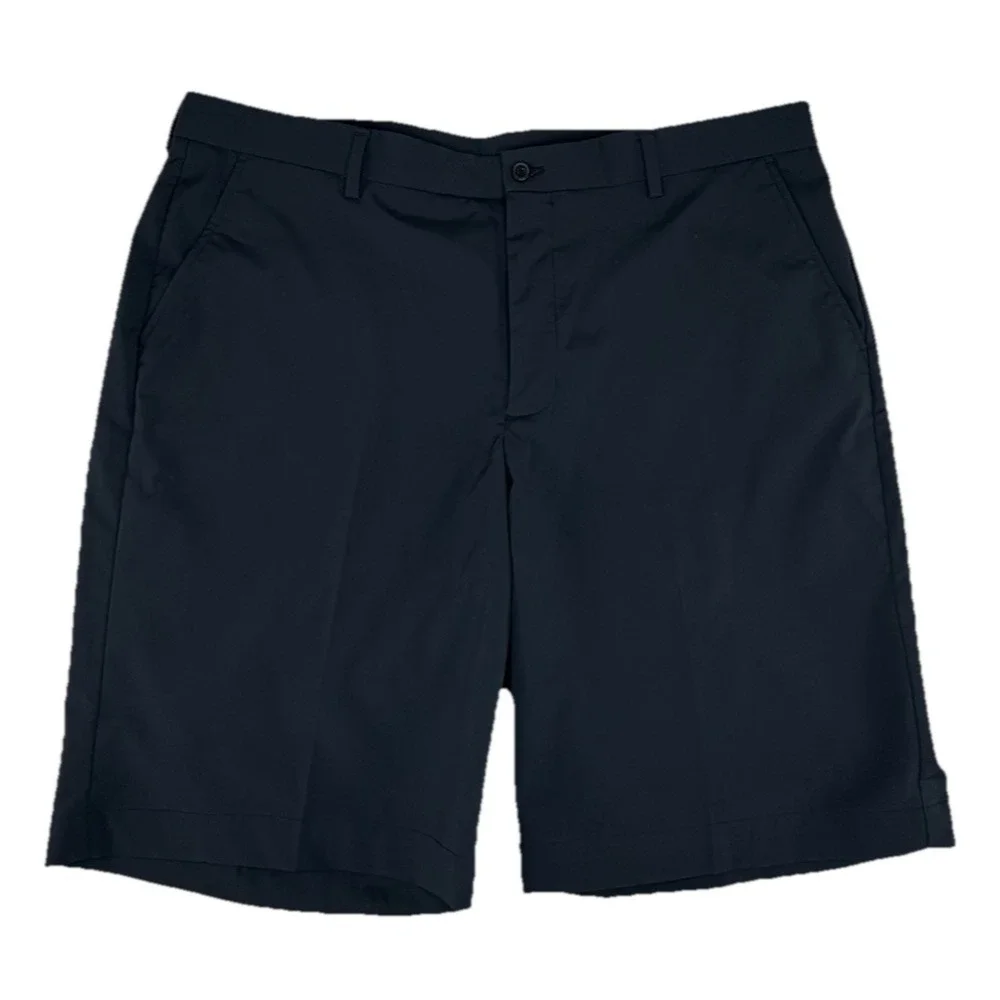 Greg Norman Shark Men's Black Golf Shorts Sz‎ 40 Performance Stretch Flat Front
